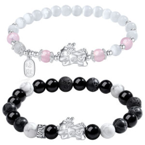 Silver Elf Couple Bracelet