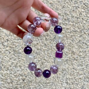 Dragon Year Bracelet, Natural Amethyst Bracelet