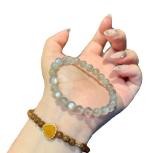 Natural moonstone quartz bracelet