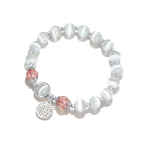 Small and exquisite cat's eye stone bracelet