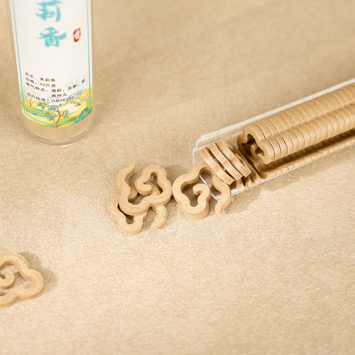 Jasmine Fragrance No-Binder Mini Coils - Handcrafted Aroma for Relaxation - Image 2