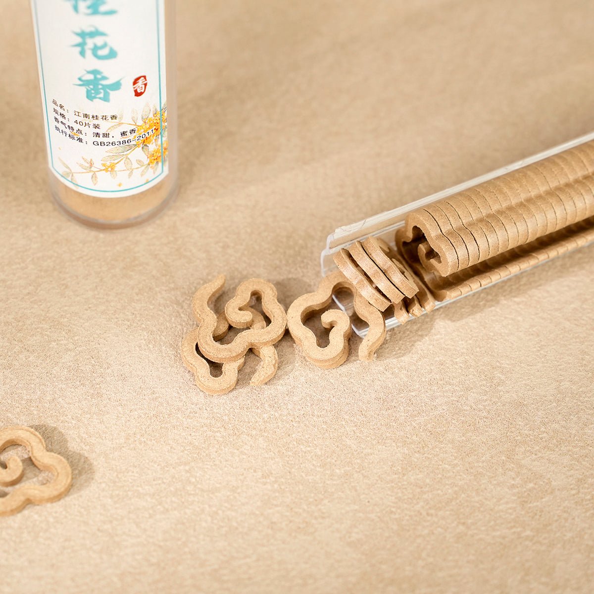 Osmanthus Fragrance No-Binder Mini Coils - Handcrafted Aroma for Relaxation - Image 2