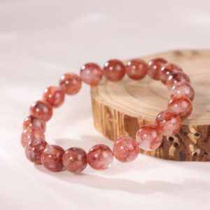 Red epidote bracelet