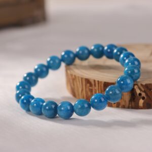 Blue apatite bracelet