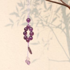 Handmade amethyst pendant