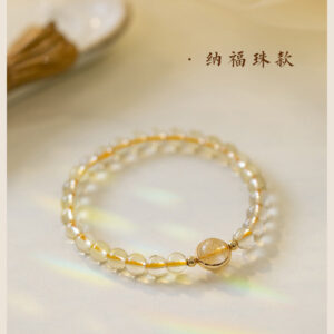 Women's Natural Brazilian Citrine Fairy Bracelet