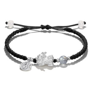 Non-fading silver Pixiu couple bracelet