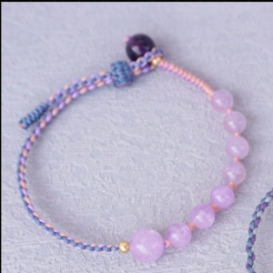 Natural amethyst bracelet